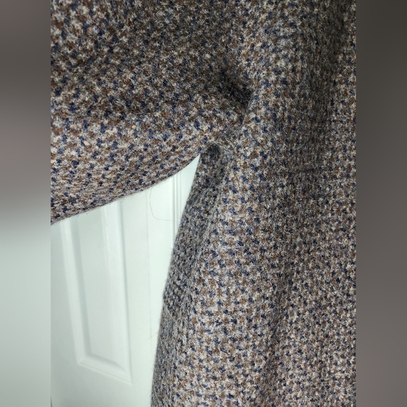 London Fog Virgin Wool Jacket Brown/Blue Size 10 M - Picture 8 of 11